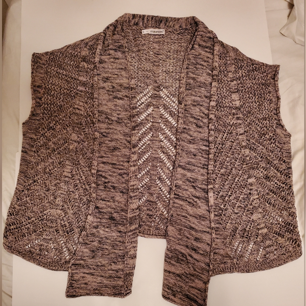 Euc Maurices loose knitted cardigan size 0